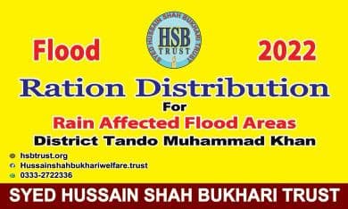 Ration Distribution for Rain Affected Flood Areas