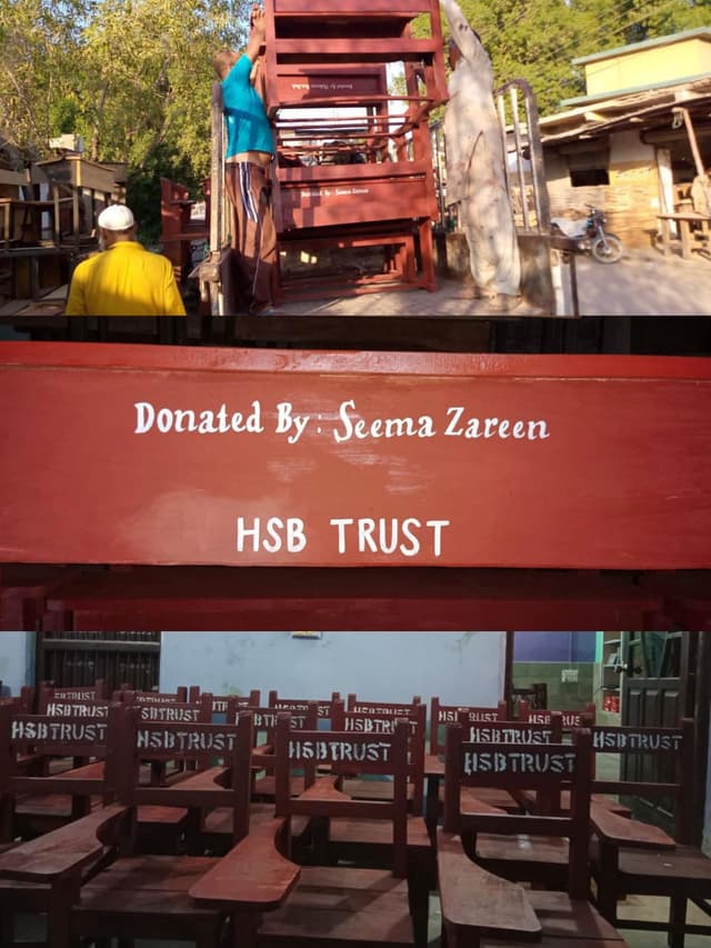 School Furnitures Distribution