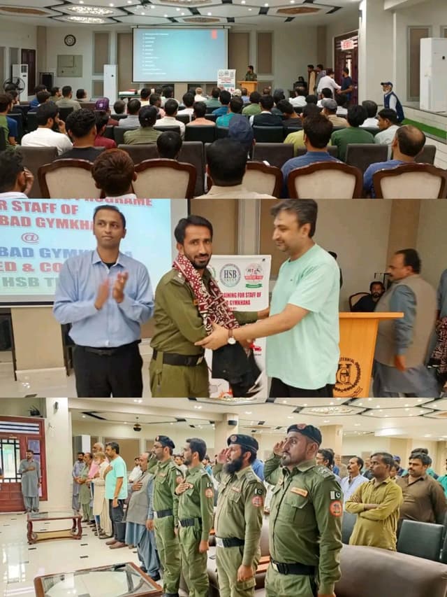 Rescue 1122 Training Programe for Staff of Hyderabad Gymkhana